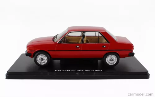 PEUGEOT  305 SR 1980 - CON VETRINA - WITH SHOWCASE  RED