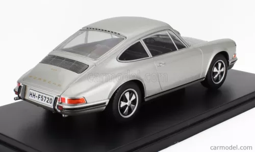 PORSCHE  911S COUPE 1969 - CON VETRINA - WITH SHOWCASE  SILVER