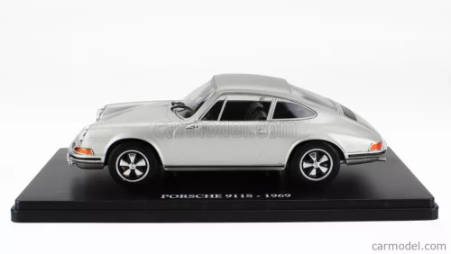PORSCHE  911S COUPE 1969 - CON VETRINA - WITH SHOWCASE  SILVER