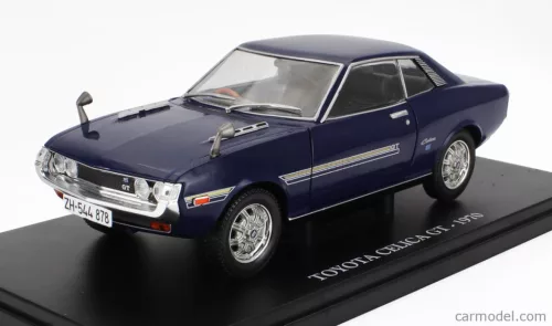 TOYOTA  CELICA GT 1970 - CON VETRINA - WITH SHOWCASE  BLUE