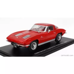   CHEVROLET  CORVETTE STINGRAY COUPE 1963 - CON VETRINA - WITH SHOWCASE  RED