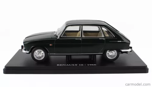 RENAULT  R16 1966 - CON VETRINA - WITH SHOWCASE  GREEN