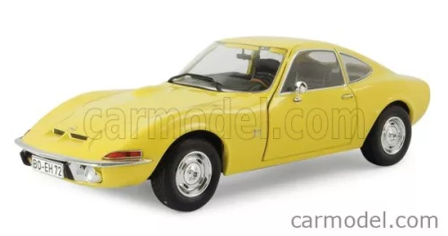 OPEL  GT 1900 COUPE 1968 - CON VETRINA - WITH SHOWCASE  YELLOW