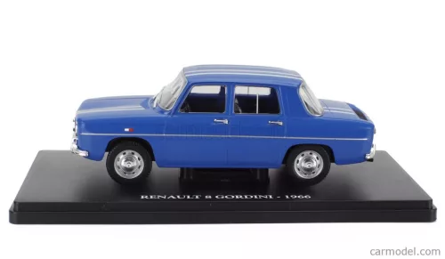 RENAULT  R8 GORDINI 1966 - CON VETRINA - WITH SHOWCASE  BLUE