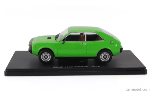 SEAT  1200 SPORT 1976 - CON VETRINA - WITH SHOWCASE  GREEN
