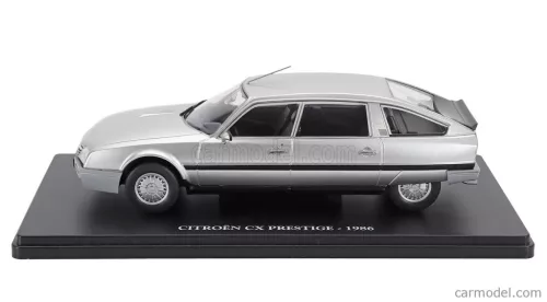 CITROEN  DAMAGE DISPLAY BOX - VETRINA DANNEGGIATA - CX PRESTIGE 1986  SILVER