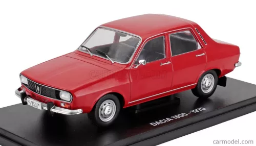 DACIA  1300 (RENAULT R12) 1970 - CON VETRINA - WITH SHOWCASE  RED