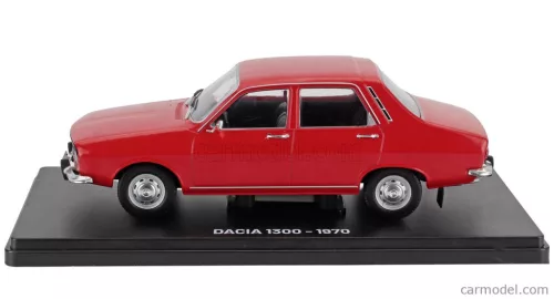 DACIA  1300 (RENAULT R12) 1970 - CON VETRINA - WITH SHOWCASE  RED
