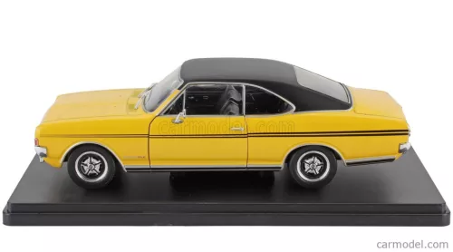 OPEL  COMMODORE A GS/E COUPE 1970 - CON VETRINA - WITH SHOWCASE  YELLOW BLACK
