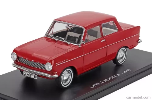 OPEL  KADETT A 1963 - CON VETRINA - WITH SHOWCASE  RED