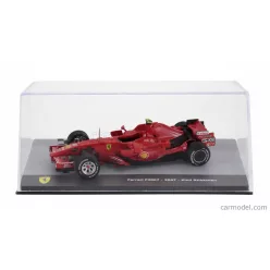   FERRARI  F1  F2007 N 6 WORLD CHAMPION SEASON 2007 KIMI RAIKKONEN - CON VETRINA - WITH SHOWCASE  F-1 RED MET
