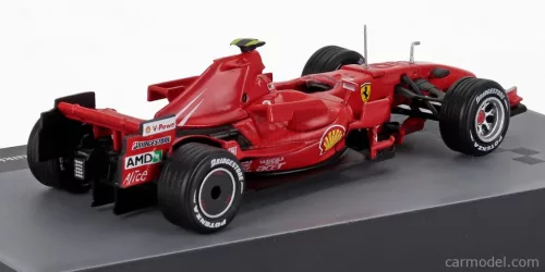 FERRARI  F1  F2007 N 6 WORLD CHAMPION SEASON 2007 KIMI RAIKKONEN - CON VETRINA - WITH SHOWCASE  F-1 RED MET