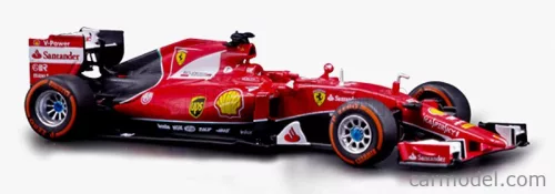 FERRARI  F1  SF15-T N 5 SEASON 2015 SEBASTIAN VETTEL - CON VETRINA - WITH SHOWCASE  RED