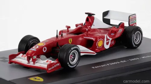 FERRARI  F1  F2003-GA N 1 WORLD CHAMPION SEASON 2003 MICHAEL SCHUMACHER - CON VETRINA - WITH SHOWCASE  RED WHITE