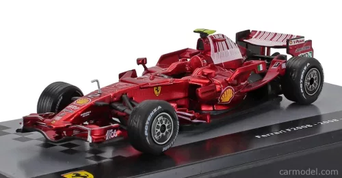 FERRARI  F1  F2008 N 2 SEASON 2008 FELIPE MASSA - CON VETRINA - WITH SHOWCASE  F-1 RED MET