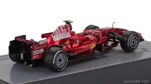FERRARI  F1  F2008 N 2 SEASON 2008 FELIPE MASSA - CON VETRINA - WITH SHOWCASE  F-1 RED MET