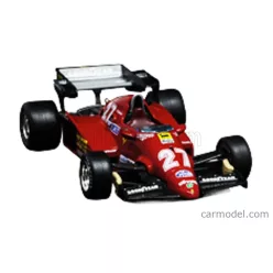   FERRARI  F1 126 C2B N 27 SEASON 1983 PATRICK TAMBAY - CON VETRINA - WITH SHOWCASE  RED BLACK