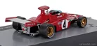FERRARI  F1  312 B3 N 4 SEASON 1973 ARTURO MERZARIO - CON VETRINA - WITH SHOWCASE  RED SILVER