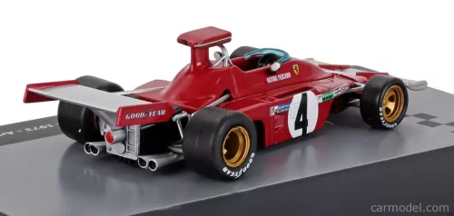 FERRARI  F1  312 B3 N 4 SEASON 1973 ARTURO MERZARIO - CON VETRINA - WITH SHOWCASE  RED SILVER