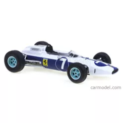   FERRARI  F1  158 N 7 WORLD CHAMPION SEASON 1964 JOHN SURTEES - CON VETRINA - WITH SHOWCASE  WHITE BLUE