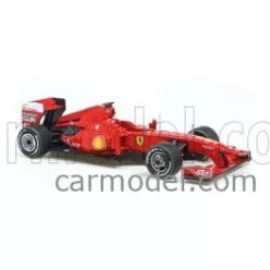   FERRARI  F1  F60 N 3 SEASON 2009 GIANCARLO FISICHELLA - CON VETRINA - WITH SHOWCASE  F-1 RED MET