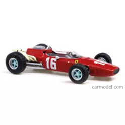   FERRARI  F1  246 N 16 SEASON 1966 LORENZO BANDINI - CON VETRINA - WITH SHOWCASE  RED