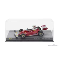   FERRARI  F1 312T TEAM FERRARI SEFAC N 12 WORLD CHAMPION SEASON 1975 NIKI LAUDA - CON VETRINA - WITH SHOWCASE  RED WHITE