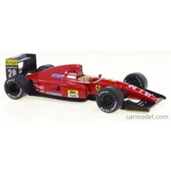  FERRARI  F1  F92A N 28 SEASON 1992 IVAN CAPELLI - CON VETRINA - WITH SHOWCASE  RED BLACK