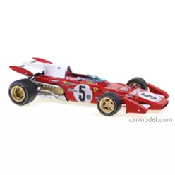   FERRARI  F1  312B2 N 5 SEASON 1971 CLAY REGAZZONI - CON VETRINA - WITH SHOWCASE  RED WHITE