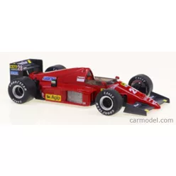   FERRARI  F1  F1/86 N 28 SEASON 1986 STEFAN JOHANSSON - CON VETRINA - WITH SHOWCASE  RED BLACK