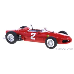   FERRARI  F1  156 N 2 WORLD CHAMPION SEASON 1961 PHIL HILL - CON VETRINA - WITH SHOWCASE  RED