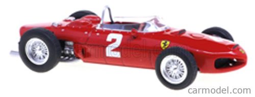 FERRARI  F1  156 N 2 WORLD CHAMPION SEASON 1961 PHIL HILL - CON VETRINA - WITH SHOWCASE  RED