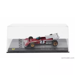   FERRARI  F1  312B2 N 7 SEASON 1972 MARIO ANDRETTI - CON VETRINA - WITH SHOWCASE  RED WHITE