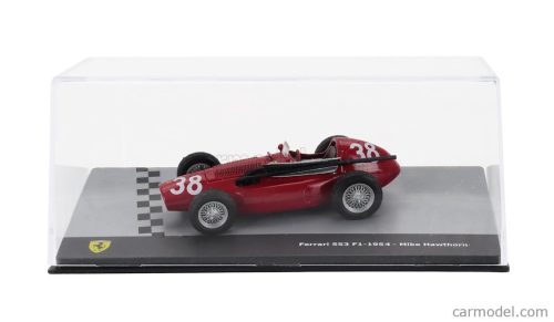 FERRARI  F1  553 N 38 SEASON 1954 MIKE HAWTHORN - CON VETRINA - WITH SHOWCASE  RED