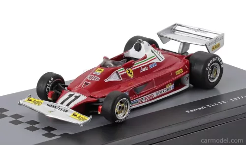 FERRARI  F1  312T2 N 11 WORLD CHAMPION SEASON 1977 NIKI LAUDA - CON VETRINA - WITH SHOWCASE  RED