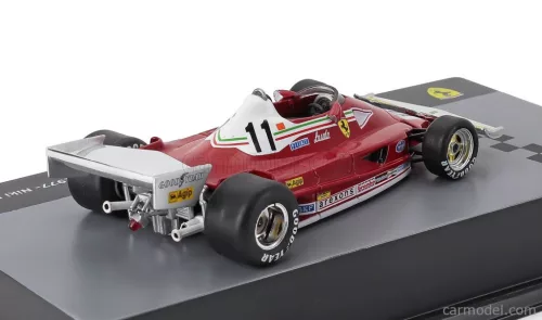 FERRARI  F1  312T2 N 11 WORLD CHAMPION SEASON 1977 NIKI LAUDA - CON VETRINA - WITH SHOWCASE  RED