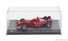 FERRARI  F1  F2001 N 1 WORLD CHAMPION SEASON 2001 MICHAEL SCHUMACHER - CON VETRINA - WITH SHOWCASE  RED WHITE