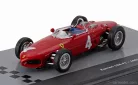 FERRARI  F1  156 SHARKNOSE N 4 SEASON 1961 WOLFGANG VON TRIPS - CON VETRINA - WITH SHOWCASE  RED