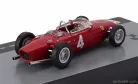 FERRARI  F1  156 SHARKNOSE N 4 SEASON 1961 WOLFGANG VON TRIPS - CON VETRINA - WITH SHOWCASE  RED