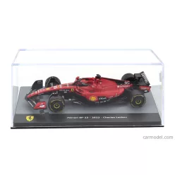   FERRARI  F1  SF-23 TEAM SCUDERIA FERRARI N 16 SEASON 2023 CHARLES LECLERC - CON VETRINA - WITH SHOWCASE  RED BLACK