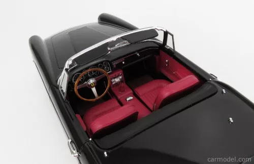 FERRARI  250GT II-SERIES CABRIOLET OPEN 1960 - CON VETRINA WITH SHOWCASE  BLACK