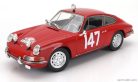 PORSCHE  911S COUPE N 147 WINNER CLASS RALLY MONTECARLO 1965 HERBERT LINGE - PETER FALK  RED