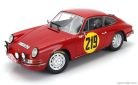 PORSCHE  911S 2.0L COUPE N 219 3rd RALLY MONTECARLO 1967 VIC ELFORD - DAVID STONE  RED