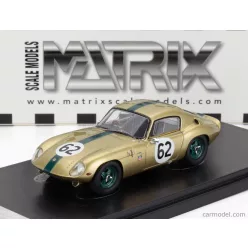 LOTUS  ELAN 26R COUPE N 62 RACING 1964  GOLD GREEN