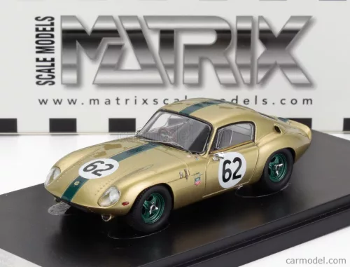 LOTUS  ELAN 26R COUPE N 62 RACING 1964  GOLD GREEN