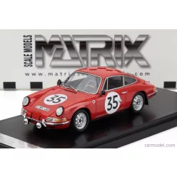   PORSCHE  911S COUPE TEAM J.FRANC N 35 24h LE MANS 1966 JEAN KERGUEN - JACQUES DEWES  RED