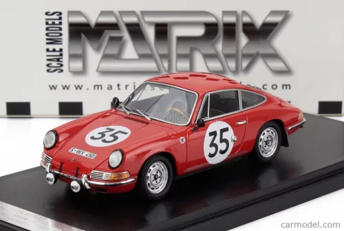 PORSCHE  911S COUPE TEAM J.FRANC N 35 24h LE MANS 1966 JEAN KERGUEN - JACQUES DEWES  RED