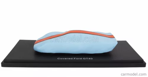 FORD USA  UNDER COVER - GT40 RACE VERSION 1966  LIGHT BLUE ORANGE
