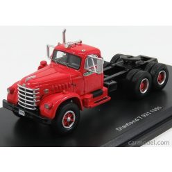 DIAMOND  T921 TRACTOR TRUCK 3-ASSI 1955  RED BLACK