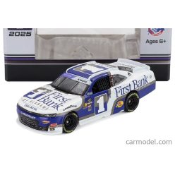   CHEVROLET  CAMARO TEAM FIRST BANK N 1 NASCAR CUP SERIES 2025 CARSON KVAPIL  WHITE BLUE